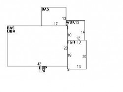 465 Crafts St, Newton MA  02465-1735 floor plan