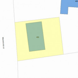 458 Winchester St, Newton MA 02461-2013 plot plan