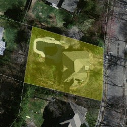 11 Dorcar Rd, Newton MA 02459 aerial view