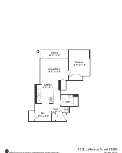 125 Jefferson St, Chicago IL  60661-3609 exterior