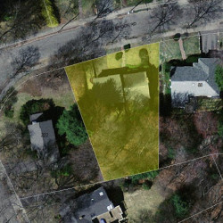 98 Bound Brook Rd, Newton MA  02461-2037 aerial view