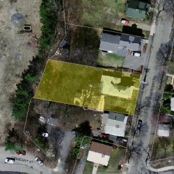 29 Crescent St, Newton MA 02465-2007 aerial view