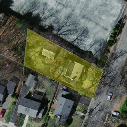 71 Manchester Rd, Newton MA 02461-1122 aerial view