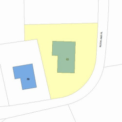 63 Rockland Pl, Newton MA 02464-1214 plot plan