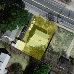 2004 Beacon St, Newton MA  02468-1471 aerial view