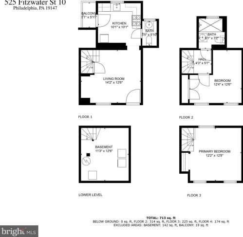 525 Fitzwater St, Philadelphia PA  19147-3029 exterior