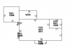 38 Clements Rd, Newton MA  02458-2618 floor plan
