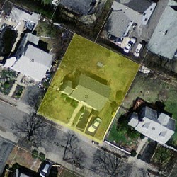 25 Grant St, Newton MA 02465-1508 aerial view