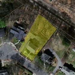 205 Dorset Rd, Newton MA 02468-1451 aerial view