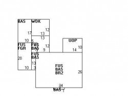 184 Kirkstall Rd, Newton MA  02460-2441 floor plan