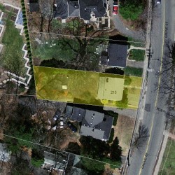 215 Grove St, Newton MA  02466-2225 aerial view
