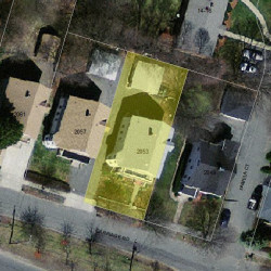 2053 Commonwealth Ave, Newton MA 02466-2007 aerial view