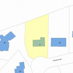 30 Winston Rd, Newton MA 02459-3062 plot plan