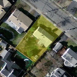 12 Mccarthy Rd, Newton MA  02459-3505 aerial view