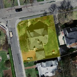 262 Otis St, Newton MA 02465-2548 aerial view