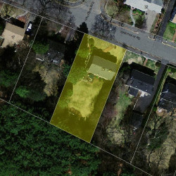 29 Chatham Rd, Newton MA 02461-1009 aerial view