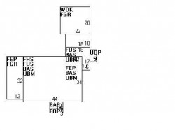 155 Temple St, Newton MA 02465-2331 floor plan