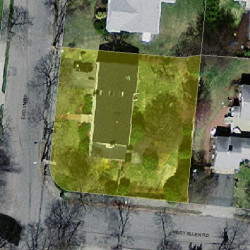 119 Evelyn Rd, Newton MA 02468-1034 aerial view