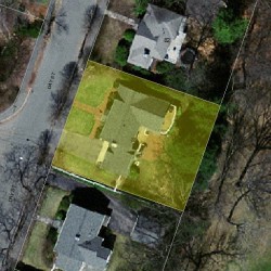 88 Day St, Newton MA 02466-2916 aerial view