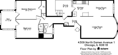 4309 Damen Ave, Chicago IL  60618-1791 exterior