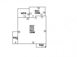 12 Burnside Rd, Newton MA 02461-1401 floor plan