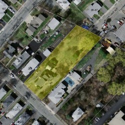 272 Nevada St, Newton MA  02460-1466 aerial view