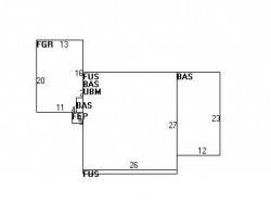12 Clearwater Rd, Newton MA 02462-1104 floor plan