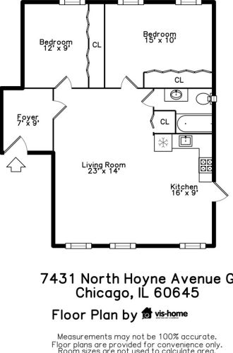 7431 Hoyne Ave, Chicago IL  60645-2575 exterior