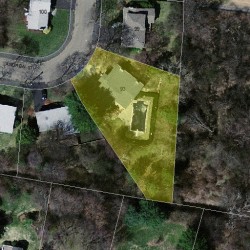 93 Andrew St, Newton MA  02461-2144 aerial view