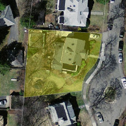 40 Morton Rd, Newton MA  02459-1044 aerial view