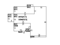 11 Dorcar Rd, Newton MA 02459 floor plan