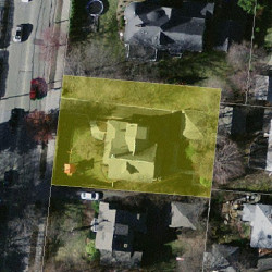 970 Centre St, Newton MA  02459-1265 aerial view