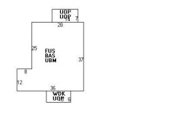 111 Warwick Rd, Newton MA 02465-1747 floor plan