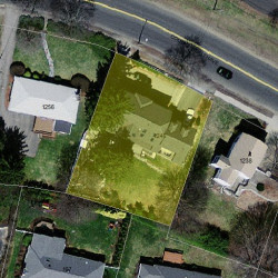 1246 Commonwealth Ave, Newton MA 02465-2911 aerial view