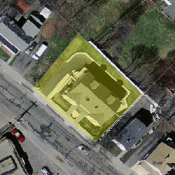 75 Crafts St, Newton MA 02458-1257 aerial view