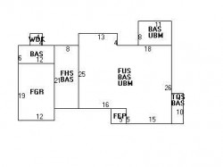 9 Applegarth St, Newton MA 02459-1110 floor plan