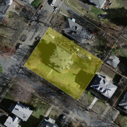 55 Arlington St, Newton MA  02458-2454 aerial view