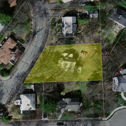 36 Morton St, Newton MA  02459-1009 aerial view