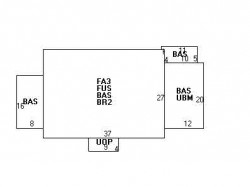 100 Bullough Park, Newton MA  02460-2440 floor plan