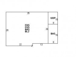 32 Arapahoe Rd, Newton MA 02465-2203 floor plan