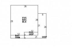 127 Clark St, Newton MA 02459-2426 floor plan