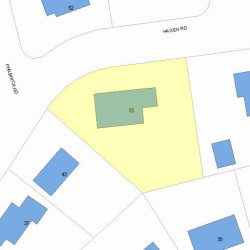 55 Hagen Rd, Newton MA 02459-2730 plot plan