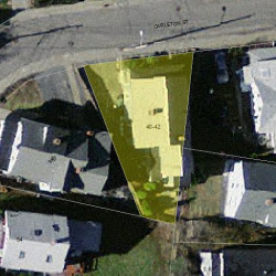 42 Carleton St, Newton MA 02458-1604 aerial view