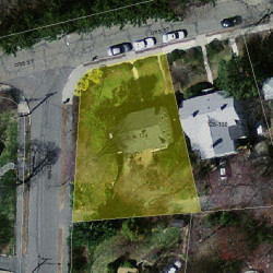 134 Otis St, Newton MA 02460-1846 aerial view