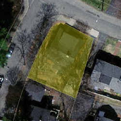 10 Leighton Rd, Newton MA  02466-2211 aerial view