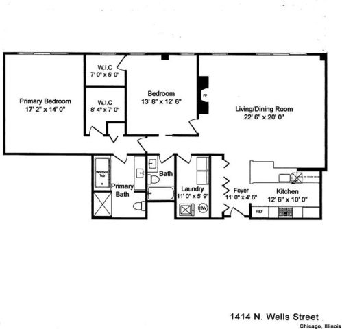 1414 Wells St, Chicago IL  60610-1374 exterior