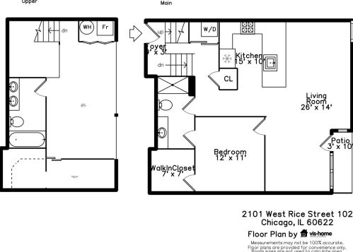 2101 Rice St, Chicago IL  60622-5038 exterior