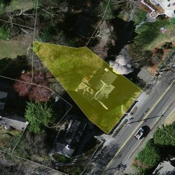155 Grant Ave, Newton MA  02459-2011 aerial view