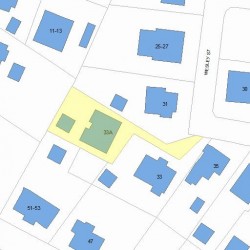 33 Wesley St, Newton MA 02458-1915 plot plan