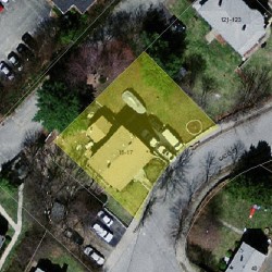 15 Saco St, Newton MA 02464-1339 aerial view